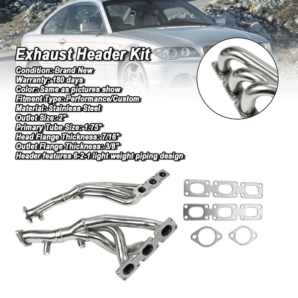 2001-2003 BMW E39 Série 5 2.5L/2.8L/3.0L Motores Coletor de escape genérico