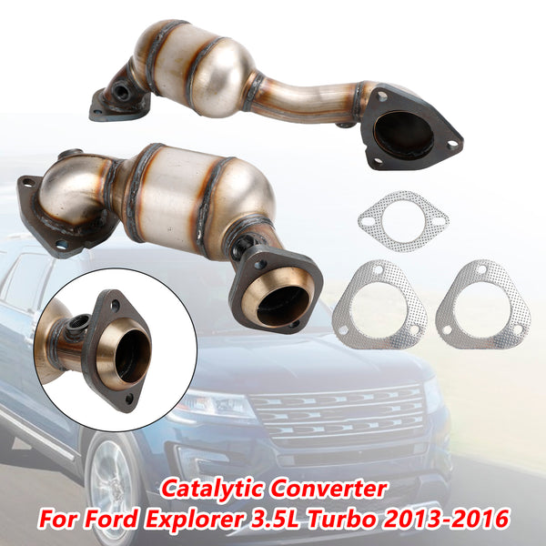 2013-2016 Ford Explorer 3.5L Turbo Pair Catalytic Converter Generic