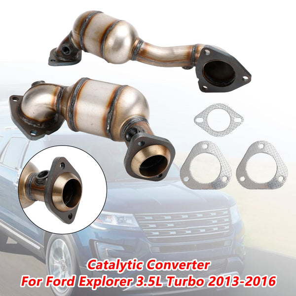 2013-16 Ford Explorer 3.5L Turbo Pair Catalytic Converter