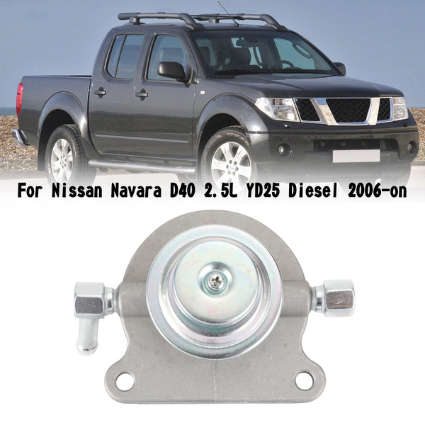 2006-On Nissan Navara D40 2,5 L YD25 Pompe d'amorçage de filtre à carburant diesel 10 mm 16401-EB30A générique