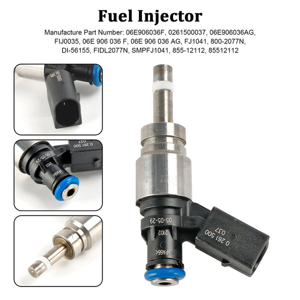 Injecteur de carburant 06E906036F 0261500037 générique pour Audi A5 3,2 L V6 2008-2010