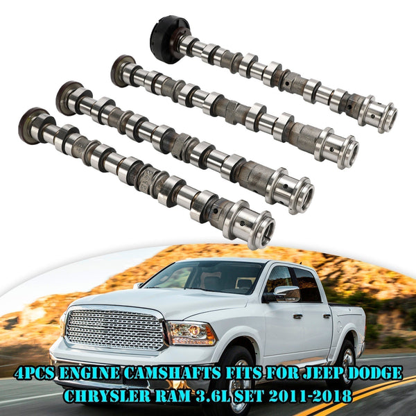 2011-2015 Dodge Durango 4Pcs Engine Camshafts 5184377AG 5184378AG