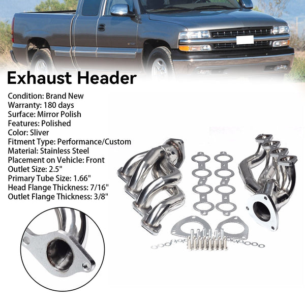 2000-2006 GMC Yukon XL 5.3L Manifold Headers