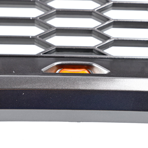 ABS Front Bumper Grill Grille Fit Ford F150 2015-2017 Raptor Style W/ LED