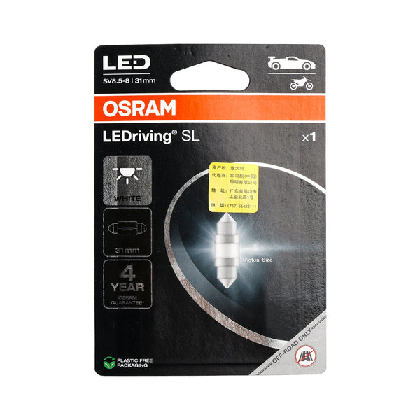OSRAM Car Light LEDriving SL C5W 31MM 12V 6438DWP Generic