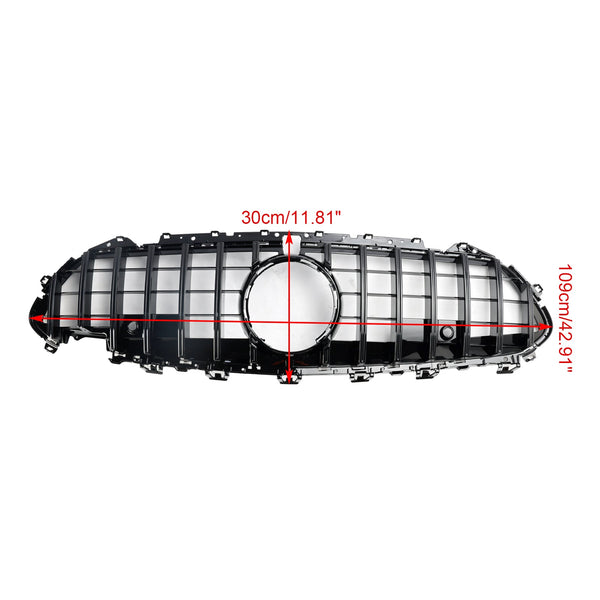 2018-2024 Mercedes Benz CLS-klass C257W257 Coupe Svart Främre stötfångare Grill Grill Generic