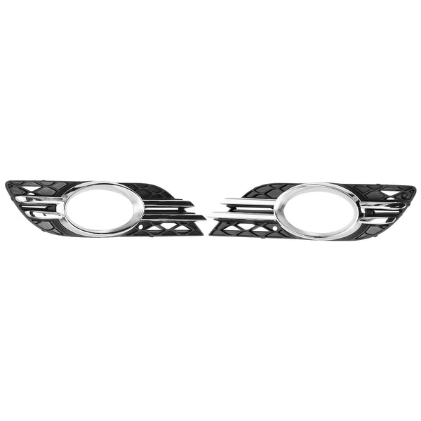 2008-2009 Mercedes-Benz E-Class W211 E300 Front Fog Light Grill Chrome Trim Cover Set 2118850822