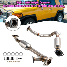 Rear Right&Left Catalytic Converter For Toyota 4runner 2003-2012 FJ Cruiser 2007-2012 4.0L