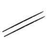 2PCS L&R Side Door Window Belt Trim Molding For Honda Civic EG6 EG4 3D 1992-1995