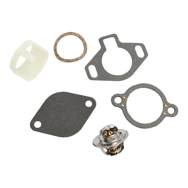 1987-1995 Mercruiser 260/5,7L Gamme de série GM : 0B525982-0F600999 Kit thermostat 160��Avec manchon en plastique 807252Q5 807252T7 générique