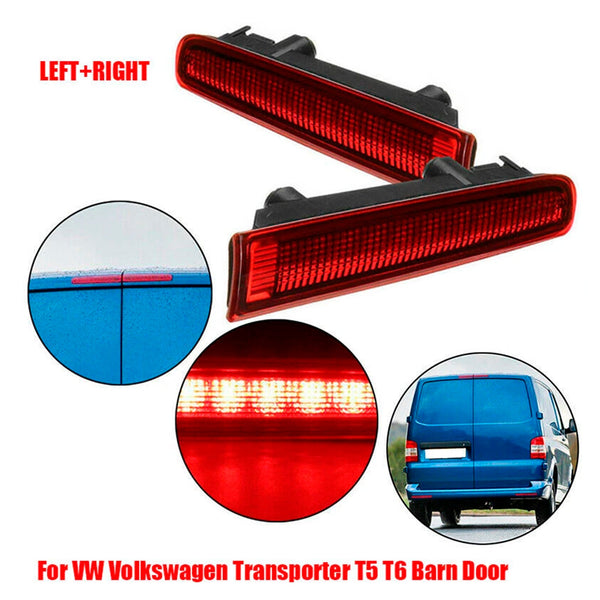 Red 3rd High Level Rear Brake Light Barn 4 Door For VW Transporter T5 T6
