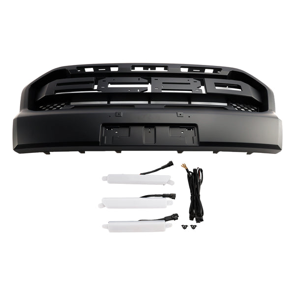 Raptor Style Front Bumper Grill Grill Fit Ford Ranger 2019-2023 T8 W/LED