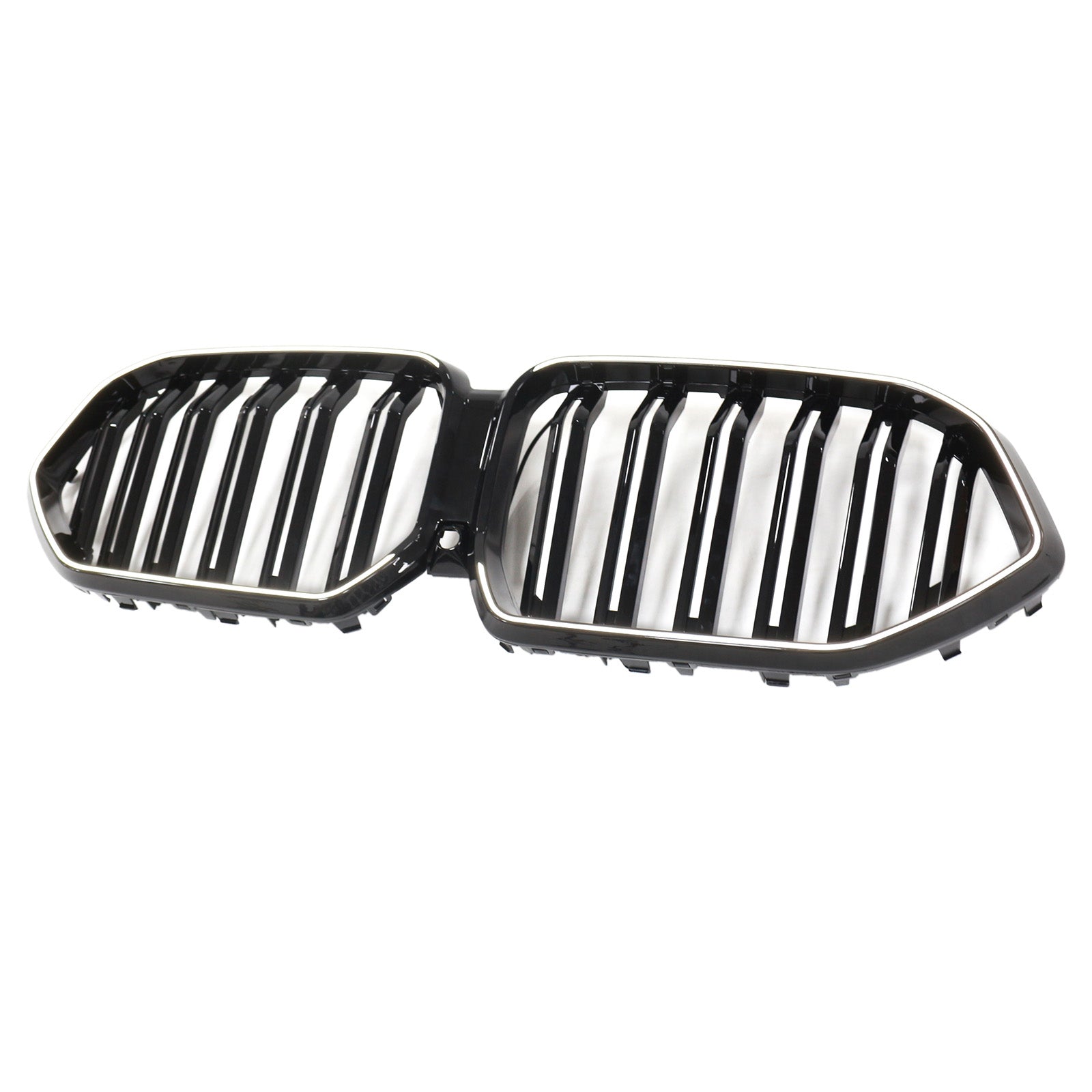 2020-2022 BMW X6 G06 M50i blank sort frontkofangergitter med kamerahul Generisk
