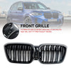 2021.9-2024 BMW IX3 G08 LCI Gloss Black Front Kidney Grill Grille