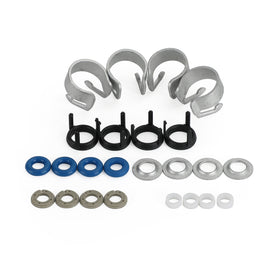 VW Jetta/Passat/Tiguan/Beetle/GTI/GLI/Golf/CC 4PCS Fuel Injectors O-ring Seals Repair Kits 06H998907A 06H906036E Generic