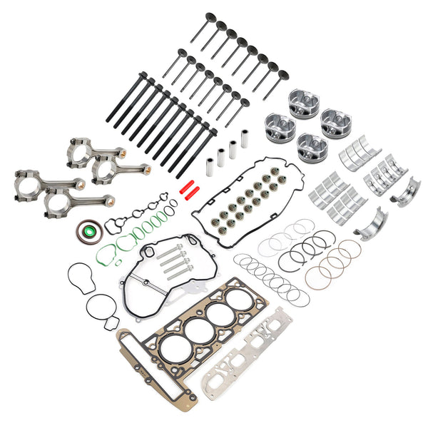 Buick Chevrolet GMC 2.4L Ricostruzione motore Revisione Pistoni Valvole Kit guarnizioni HS54874 HS26517PT Generico