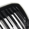 2022-2024 BMW IX3 G08 LCI DOBBEL LAVER GLOSS SVART FRONT NYRET GRILL GRILLER Generisk