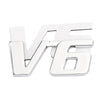 3D krom metall 4WD bil baklucka bakskärm emblem märkesdekal klistermärke 4WD SUV V6