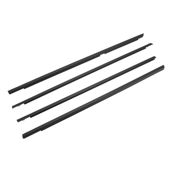 4 Stück Türglas-Gürtel-Außenform-Dichtungsstreifen für Suzuki Grand Vitara 09–13