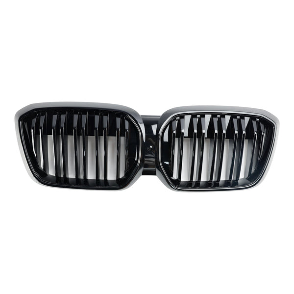 2021.9-2024 BMW IX3 G08 LCI Gloss Black Front Njurgrill Generic