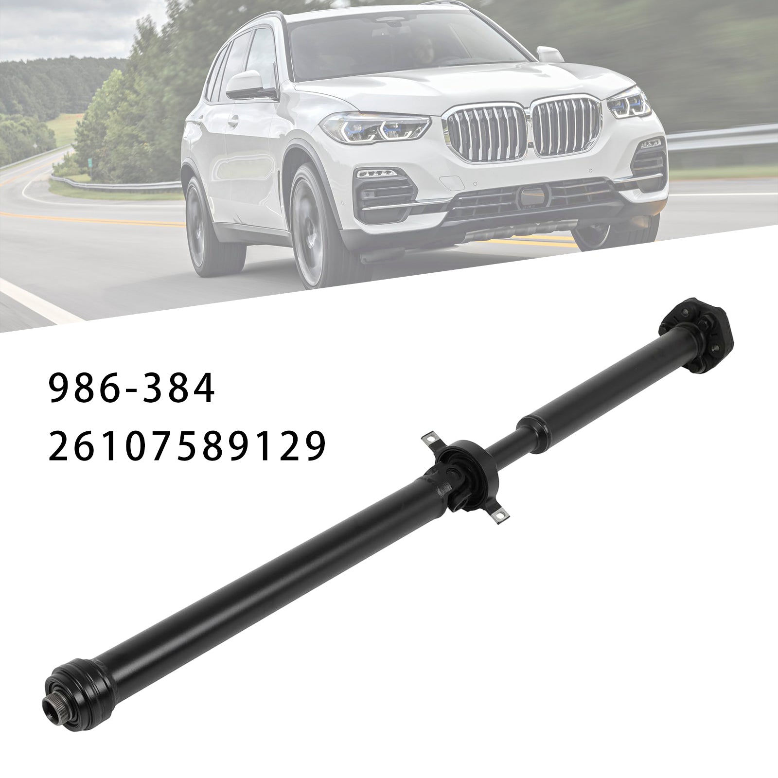 2011-2018 BMW X5 3.0L 4.4L Achteraandrijfas Propasmontage 26107589129 986-384 Generiek