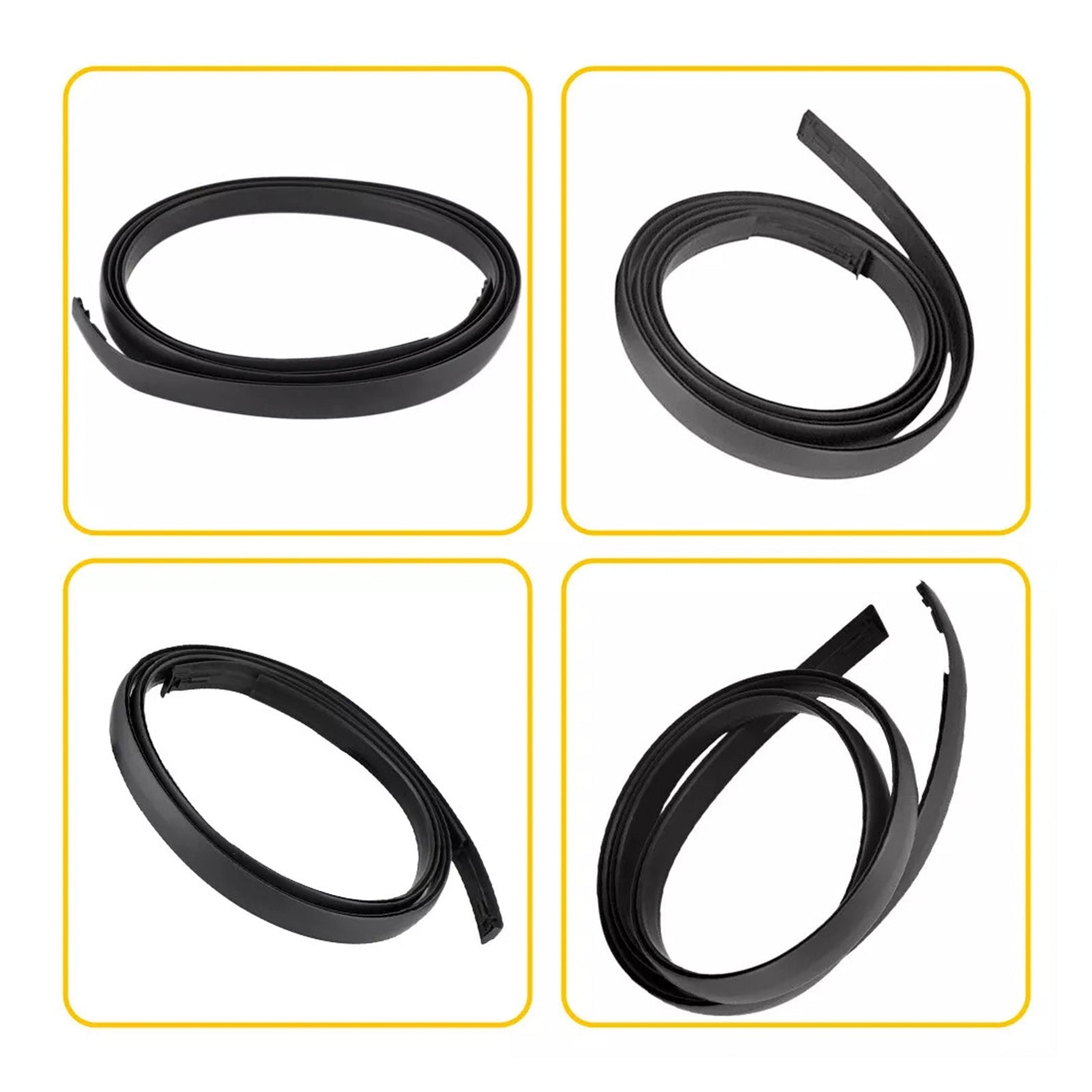 2008-2015 Scion xB 2PCS Roof Drip Molding Trim Center Left & Right Side Rubber 7555612171 7555512161 Generic