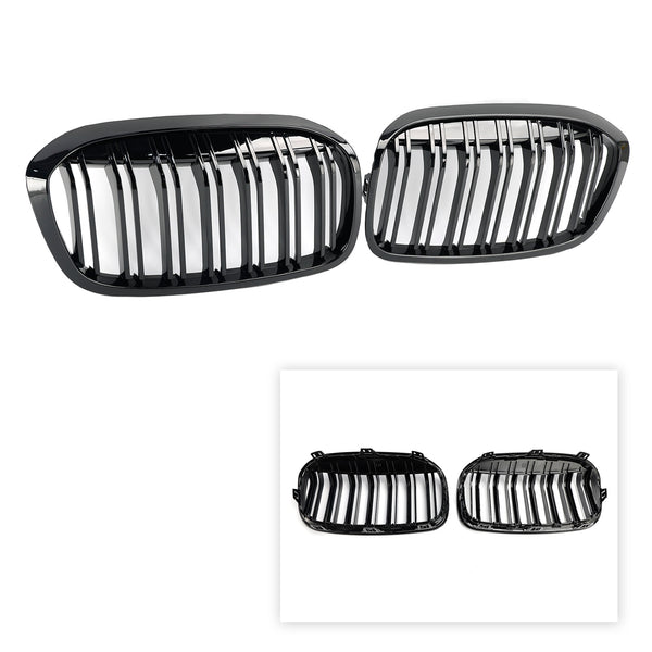 2018-2021 BMW 2-serie F45 F46 2PCS Glanzend zwart Niergrille vooraan Generiek