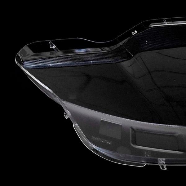 Pair Front Headlight Lens Cover Shell Clear For Jaguar XJ XJL 2010-2019