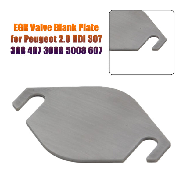 EGR Valve Blank Plate for Peugeot 2.0 HDI 307 308 407 3008 5008 607