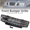 2009-2019 Nissan Frontier com luzes LED Grill Black Grill Grill Genic