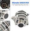 08/2004 - 07/2006 Toyota Hiace KDH220 2.5L Turbo Diesel - 2KD-FTV Alternator 104210-3410 Generic