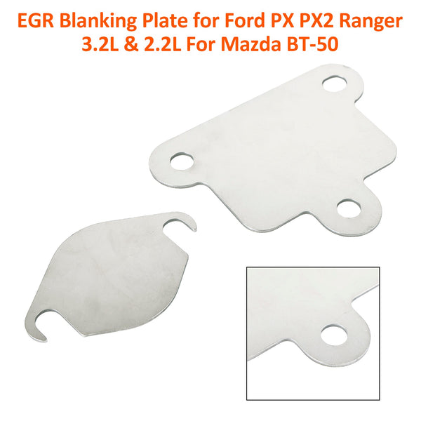 Ford PX PX2 Ranger 3,2 L et 2,2 L pour Mazda BT-50 EGR Supprimer la plaque générique