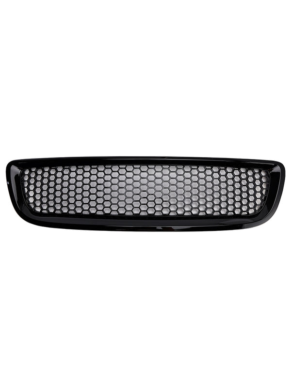 Gloss Black Front Bumper Honeycomb Grille Grill Fit Volvo S40 V50 2008-2012