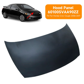 Panneau avant de capot en acier apprêté Honda Civic Coupé 2006-2011 60100SVAA90ZZ HO1230149 générique