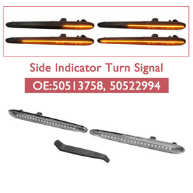 Alfa Romeo Giulietta Typ 940 Clear LED Sekvensiell blinker Side Indicator blinklys 50513758