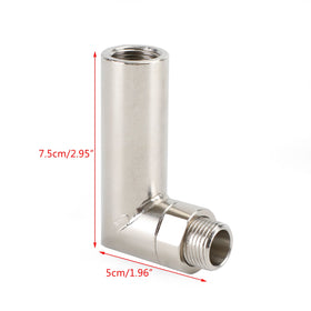 Sensor Angled Extender Spacer 90 Degree 02 Bung Extension M18 X 1.5 For Any Thread Size Of 18mm