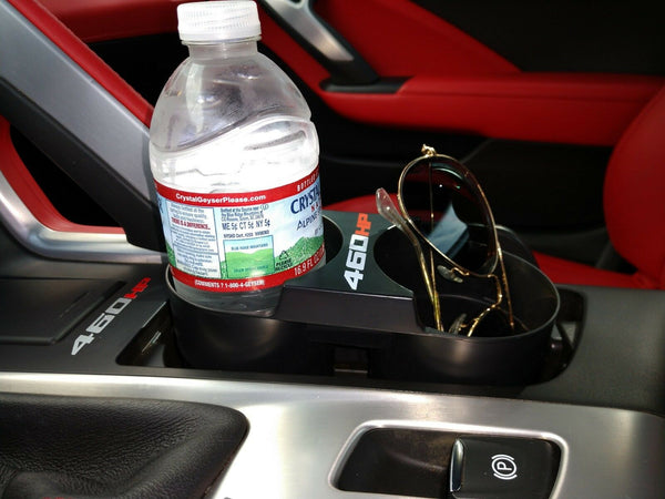 Center Console Storage Cup Holder Fit for C7 Corvette Duell utvidbar og uttrekkbar
