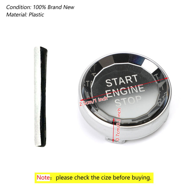 1975-2016 BMW 1-8 Series E81 E82 E87 E88 E21 E30 E36 E46 E90 E91 E92 E93 E28 E34 E39 E60 E61 E24 E63 E64 E23 E32 E38 E65 E66 E31 E85 E86 E89 Start Stop Engine Button Crystal Generic