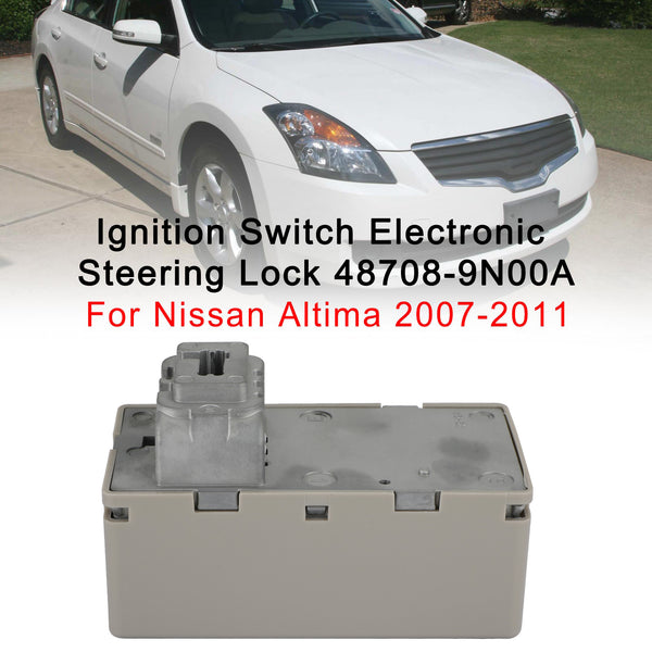 2007-2011 Nissan Altima Ignition Switch Electronic Steering Lock 48708-9N00A 48700-9N00B