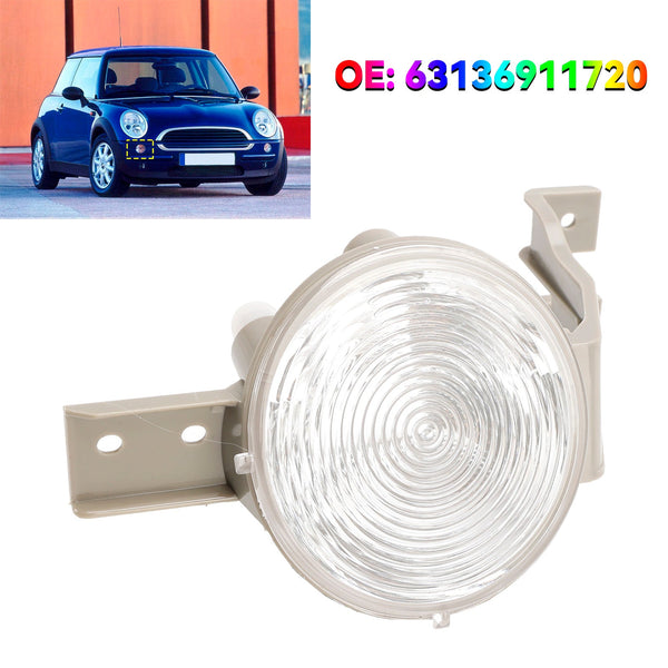 2001.06-2006.09 MINI R50 R53 Par de luz indicadora frontal pisca-pisca lente transparente 63136911720 63136917846 genérico