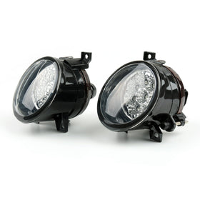 2005-2008 VW Golf Plus Pair Front LED Powered Front Fog Lights Bright White 1K0941699 Generic