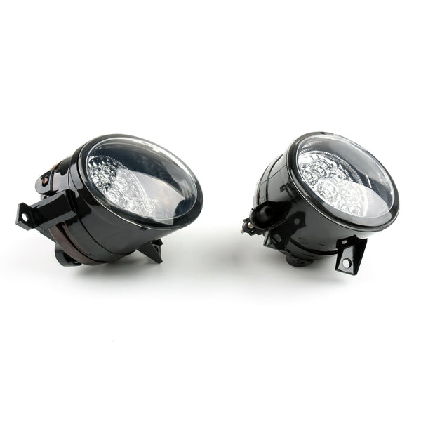 Par de luces antiniebla delanteras LED para VW Jetta Mk5 2005-2009, color blanco brillante 1K0941699 genérico