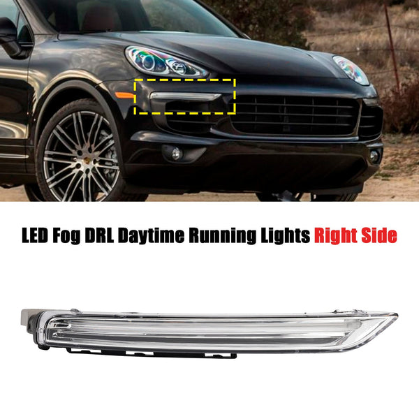 2015-2017 Porsche Cayenne 958 Pair LED FOOG DRL DAYTIME Running Lights 95863118130 95863118230