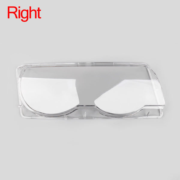 1999-2001 BMW E38 Left+Right Car Clear Headlight Headlamp Lens Cover Shell