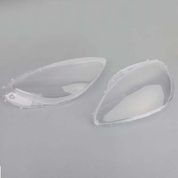 Headlight Lens Replacement Clear/ Grey L+R  For 2005-2013 C6 Corvette Generic