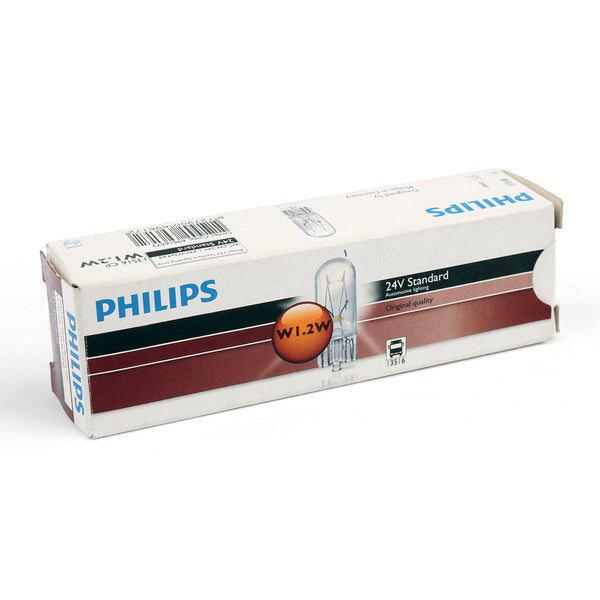 Philips 13516 24V T5 W1.2W W2×4.6d Lampadina di segnalazione standard 10 pezzi Generico