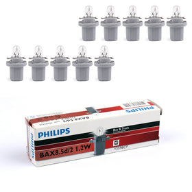 10 Stück für Philips 13598 T5 24 V 1,2 W BAX8.5d/2 graue Singnaling-Glühbirnen