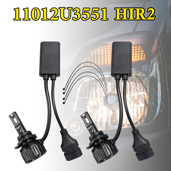 Pour Philips 11012U3551X2 Ultinon Rally 3551 LED-HL HIR2 12-24 V 50 W 6500 K générique