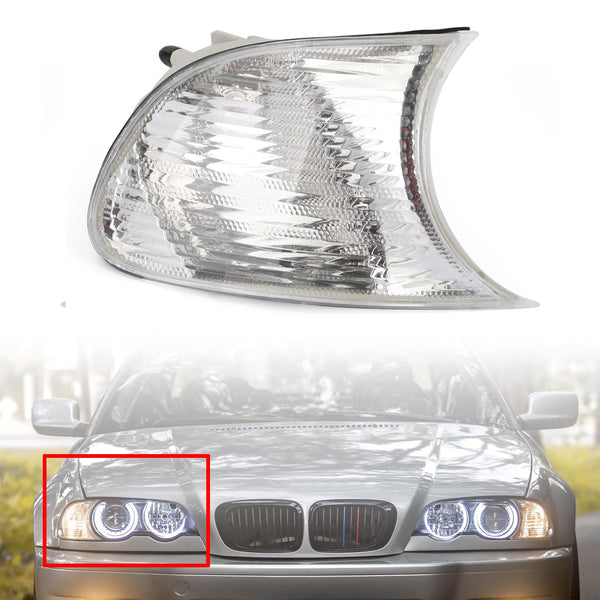 2001-2006 BMW M3 E46 2 Doors Pair Left+Right Corner Lights Turn Signal Lamps 63126904307 Generic