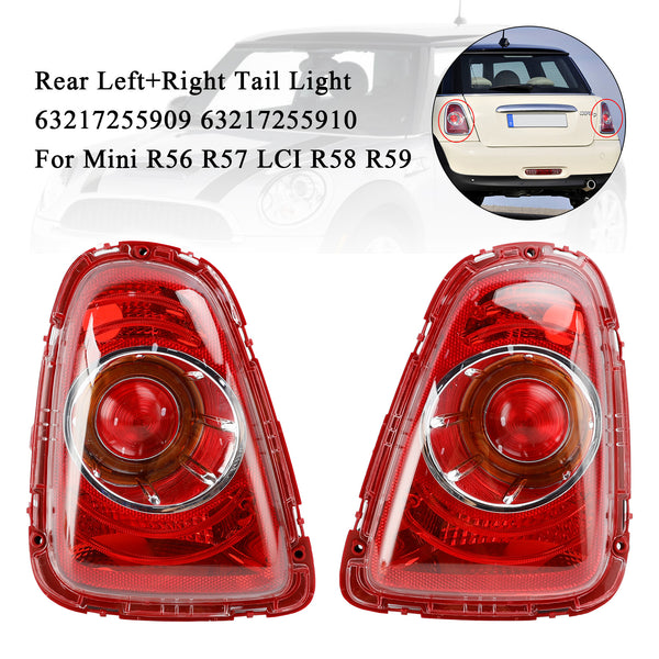 01/2011-04/2015 Mini Roadster R59 Rear L+R Tail Light 63217255909 63217255910